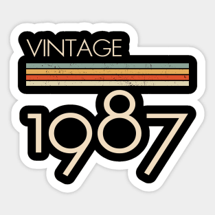 Vintage Classic 1987 Sticker